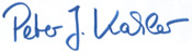 Unterschrift blau Peter Kahler