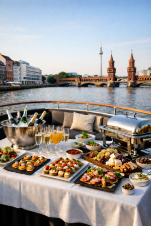 Catering auf der Spree. Rivercruise Berlin